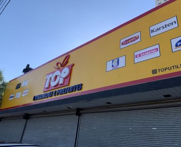 Fachada em ACM, Letras com Frontal em Acrílico